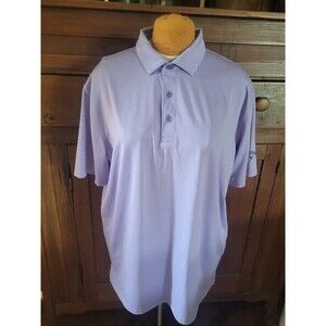 Callaway Shirt Mens Sz Large Purple Stripes  Opti Dri Golf Polo